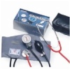 Sphygmomanometer with stethoscope